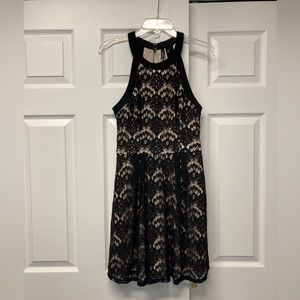 Speechless black lace cocktail dress size large